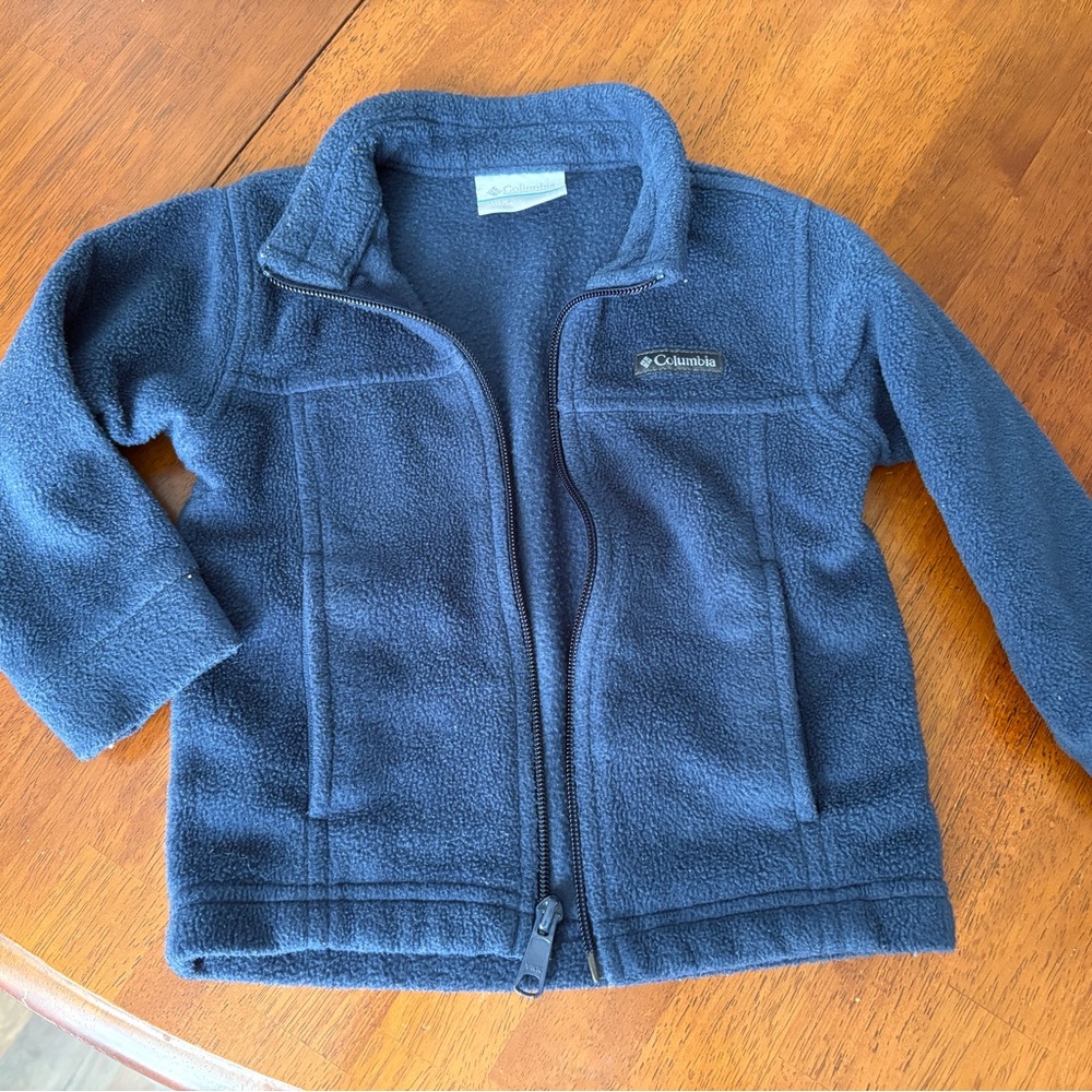 Columbia Blue Fleece Jacket Size 2T